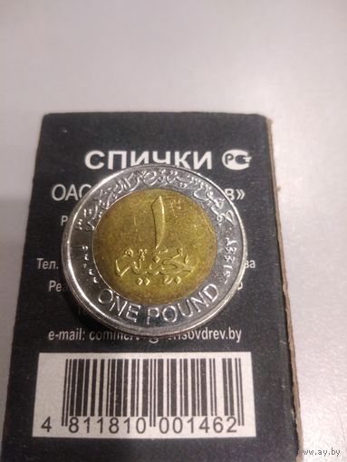 1 фунт 2022 г. Египет