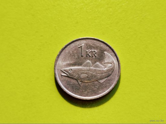 Исландия. 1 крона 1987.