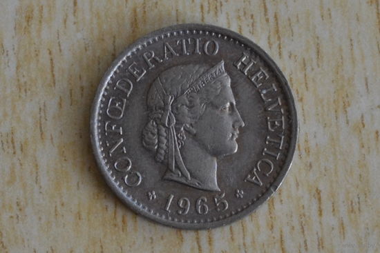 Швейцария 10 раппенов 1965