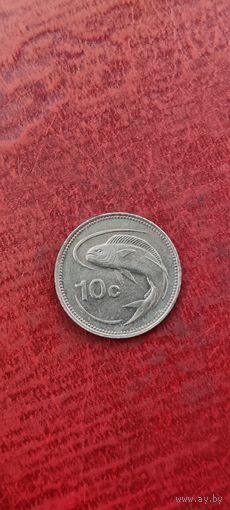 Мальта 10 цент 1991