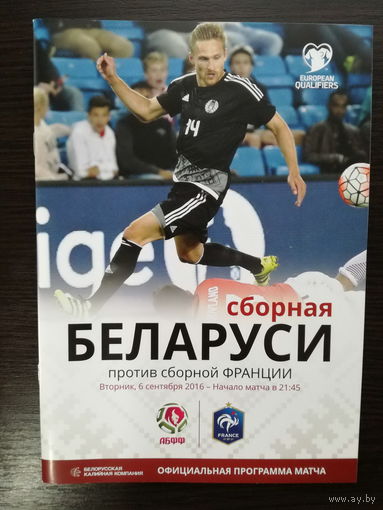 Беларусь-Франция 2016