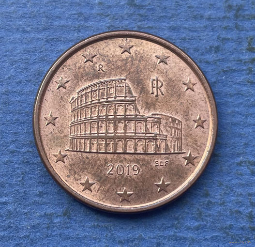 Италия 5 евроцентов 2019