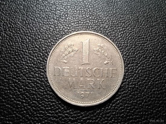 Германия 1 марка 1971 "J" - Гамбург