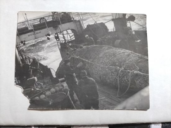 Фото трал с рыбой СССР