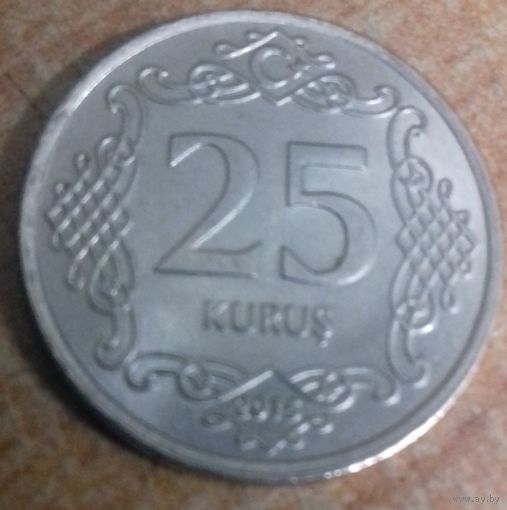 Турция 25 куруш 2015