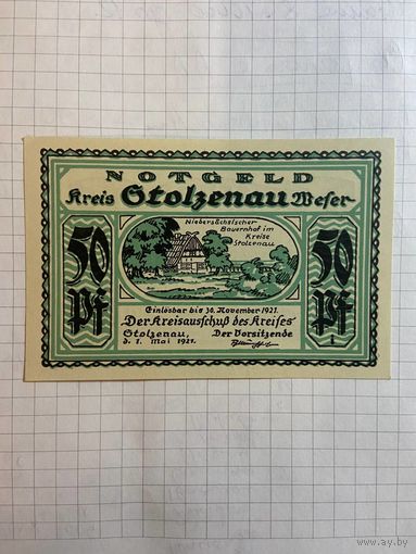 50 пфеннингов (нотгельды) г. Германия.