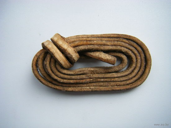 Кожаный  шнур. 1м.10см. для конской упряжи.