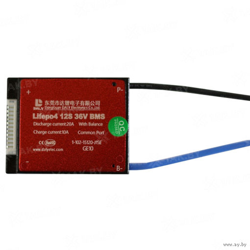 BMS LiFePO4 12S,15А,герметичное