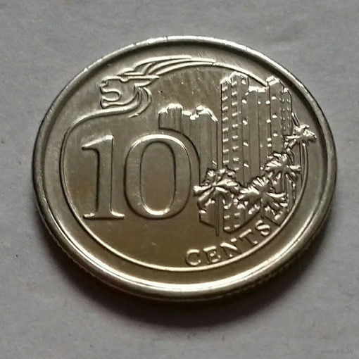 10 центов, Сингапур 2016 г., AU