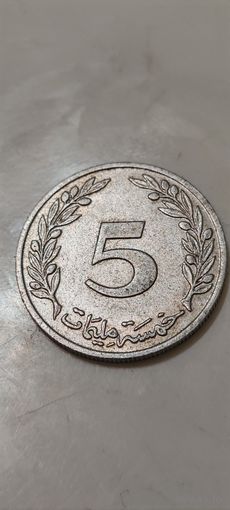 Тунис 5 миллим 1983