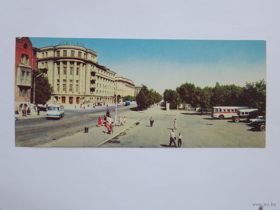 Открытка Минск 1969  9х21 см