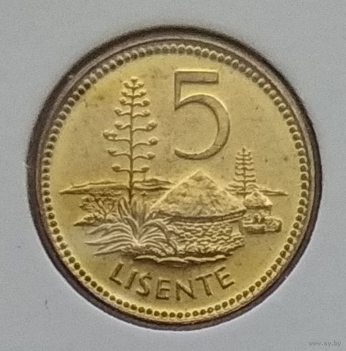 Лесото 5 лисенте 2006 г. В холдере