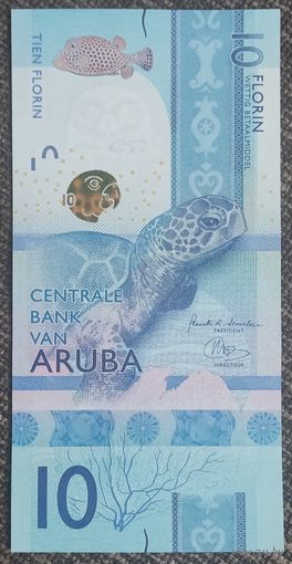10 флоринов 2019 года - Аруба - UNC