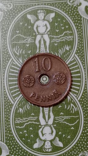 Финляндия 10 пенни 1942