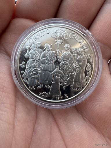 Монета. 5 гривен 2010г посвященная Преображению Господню. Спас.