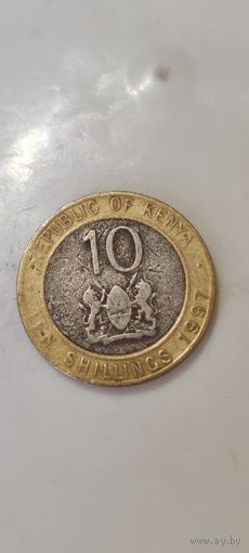 Кения 10 шиллинг 1997