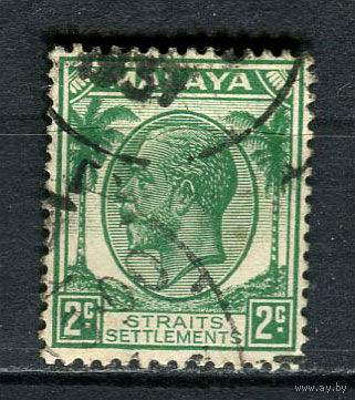 Британские колонии - Стрейтс-Сетлментс - 1936/1937 - Король Георг V 2С - [Mi.193] - 1 марка. Гашеная.  (Лот 21HJ)-T41P50