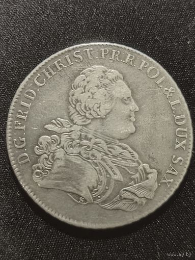 Фридрих Кристиан, курфюрст Саксонии. Талер 1763г.