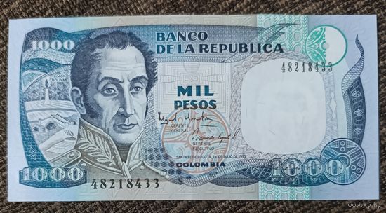 1000 песо 1995 года - Колумбия - UNC