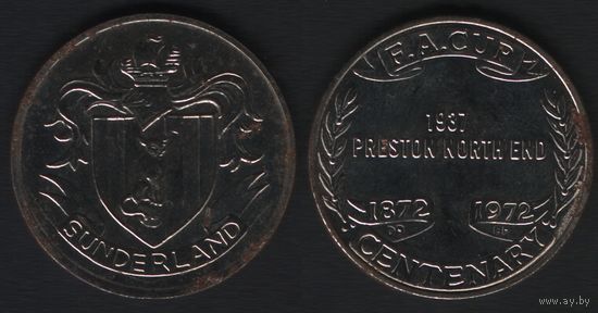 F.A.Cup Centenary 1872-1972. Sunderland -- 1937 Preston North End (f2