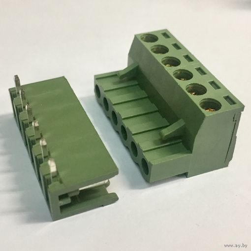EDGR + EDGK-5.0 6 пин ((цена за 3 комплекта)) клеммники XY2500R-A-06p + XY2500F-A-06p