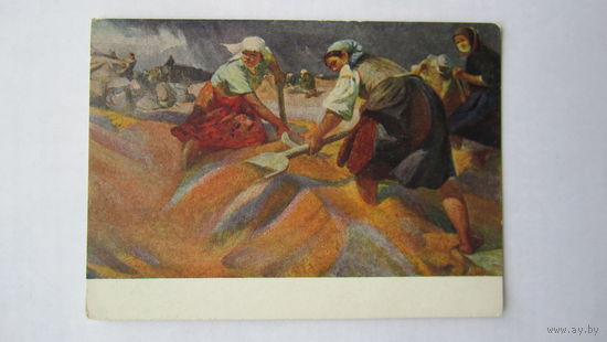 1958. Соцреализм. Обрыньба. Гроза идет