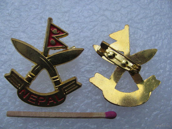 Знак. Бригада Гуркхов. Спецназ Непала. тяжёлый. цена за 1 шт.