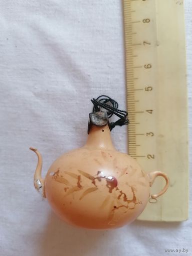 Ёлочная игрушка ЧАЙНИК СССР 0074