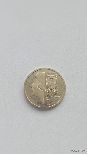 СИНТ-ЭСТАСИУС 1 доллар 2011 год