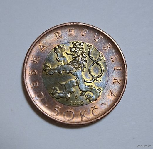 50 крон 2020  год Чехия