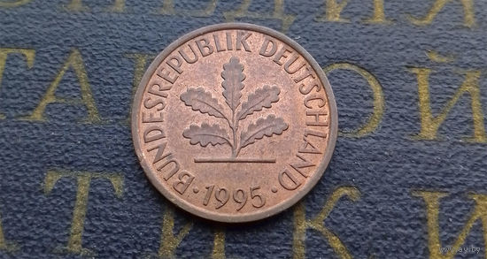 2 пфеннига 1995 (J) Германия ФРГ #06