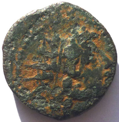 СЕЛЕВКИДЫ. АНТИОХ VIII ГРИП (125-96 ДО Н.Э.) AE18.