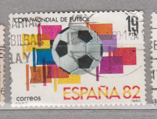 Спорт футбол Испания 1980 год лот 14