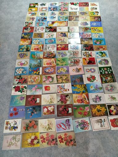 Открытки ссср б.у 123 шт. 8 марта