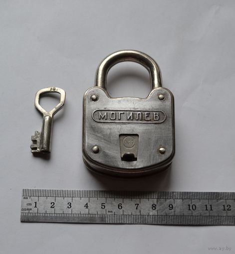 Замок навесной. Один ключ. Могилев. СССР.