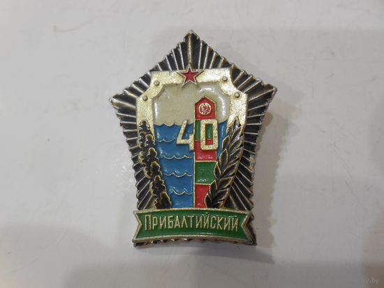 Прибалтийский пограничный округ 40 лет