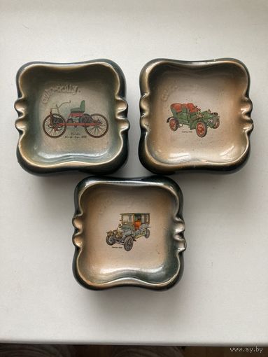 Пепельницы керамические, СССР, ретро