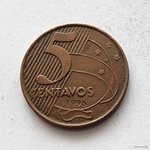 Бразилия 5 сентаво, 1998