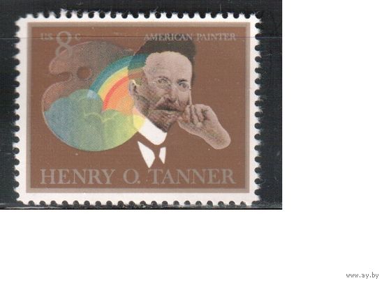 США-1973, (Мих.1119) , ** , Личности, Деятели искусства, Художник(одиночка)