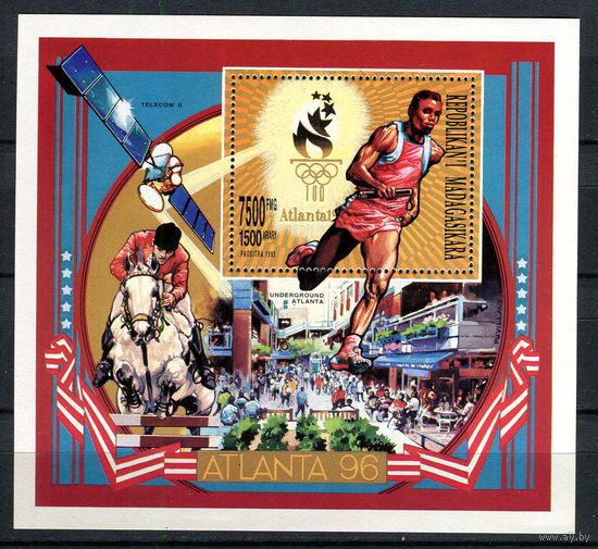Мадагаскар (Малагаси) - 1994 - Летние Олимпийские игры - [Mi. bl. 247] - 1 блок. MNH.