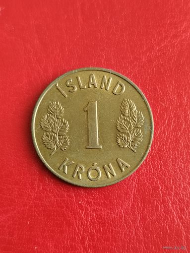 Исландия 1 крона 1975