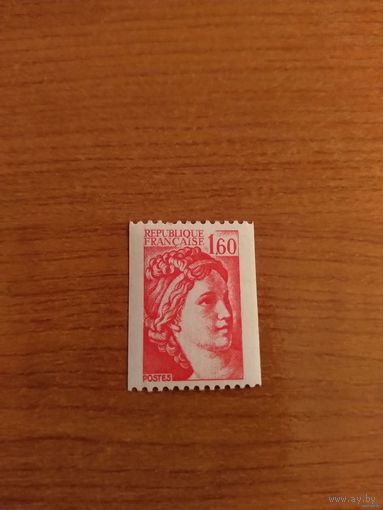 1981Франция Сабина рулонная MNH**(5-1)