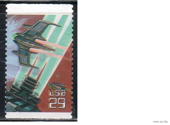 США-1993, (Мих.2340) ,  * (без клея), Космос,