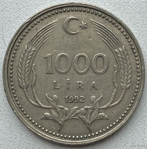 Турция 1000 лир 1992 г.