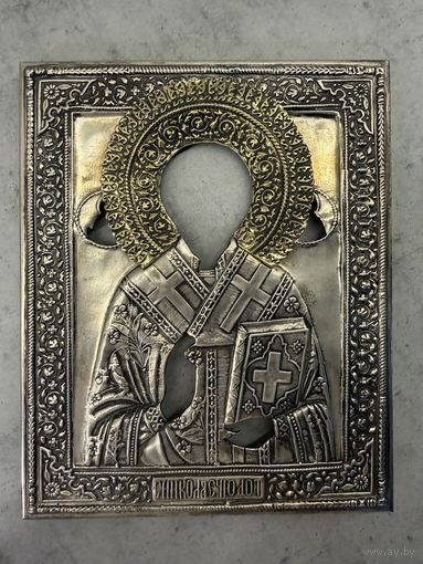 Оклад иконы Николая Чудотворца.Распродажа коллекции!!!