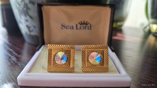 Запонки мужские винтажные ''Sea Lord''