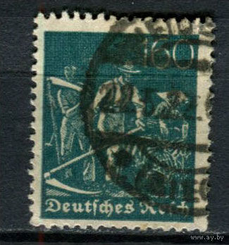 Рейх (Веймарская республика) - 1921 - Косари 160 Pf - [Mi.170] - 1 марка. Гашеная.  (Лот 87BC)