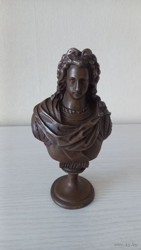 Статуэтка Петр второй, бронза, 17см