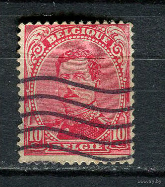 Бельгия - 1915/1922 - Король Альберт I 10С - [Mi.117I] - 1 марка. Гашеная.  (Лот 13Gx)-T4P25