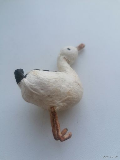Елочная игрушка СССР, аист Вата